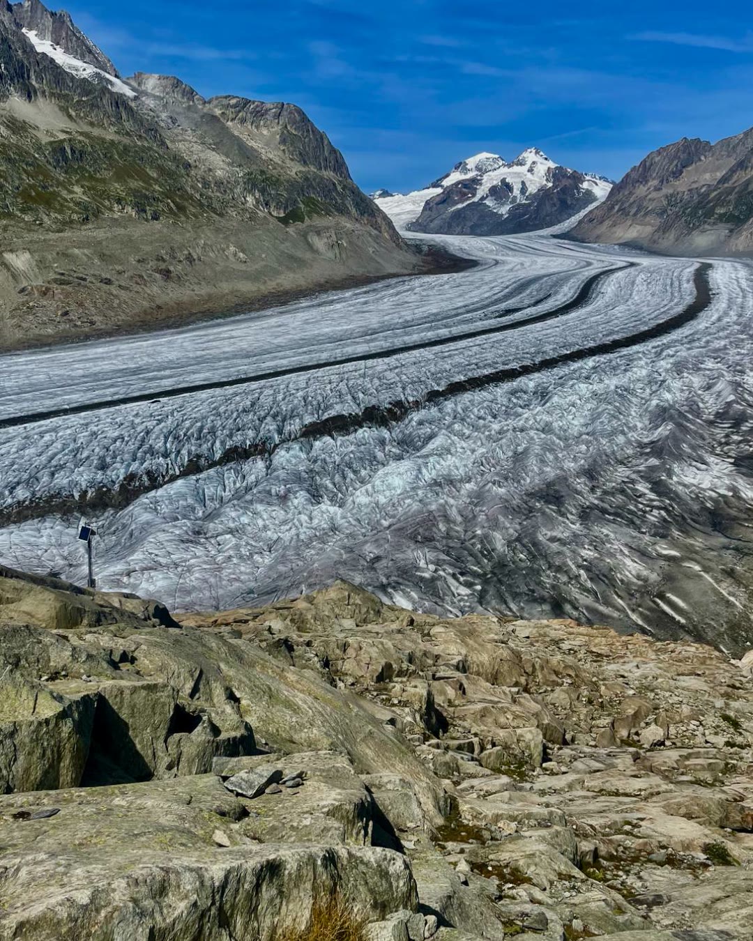Aletsch Glacier — the largest glacier in the Alps